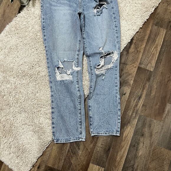 Pacsun Size 26 Distressed High Rise Ankle Mom Jeans - Picture 3 of 9
